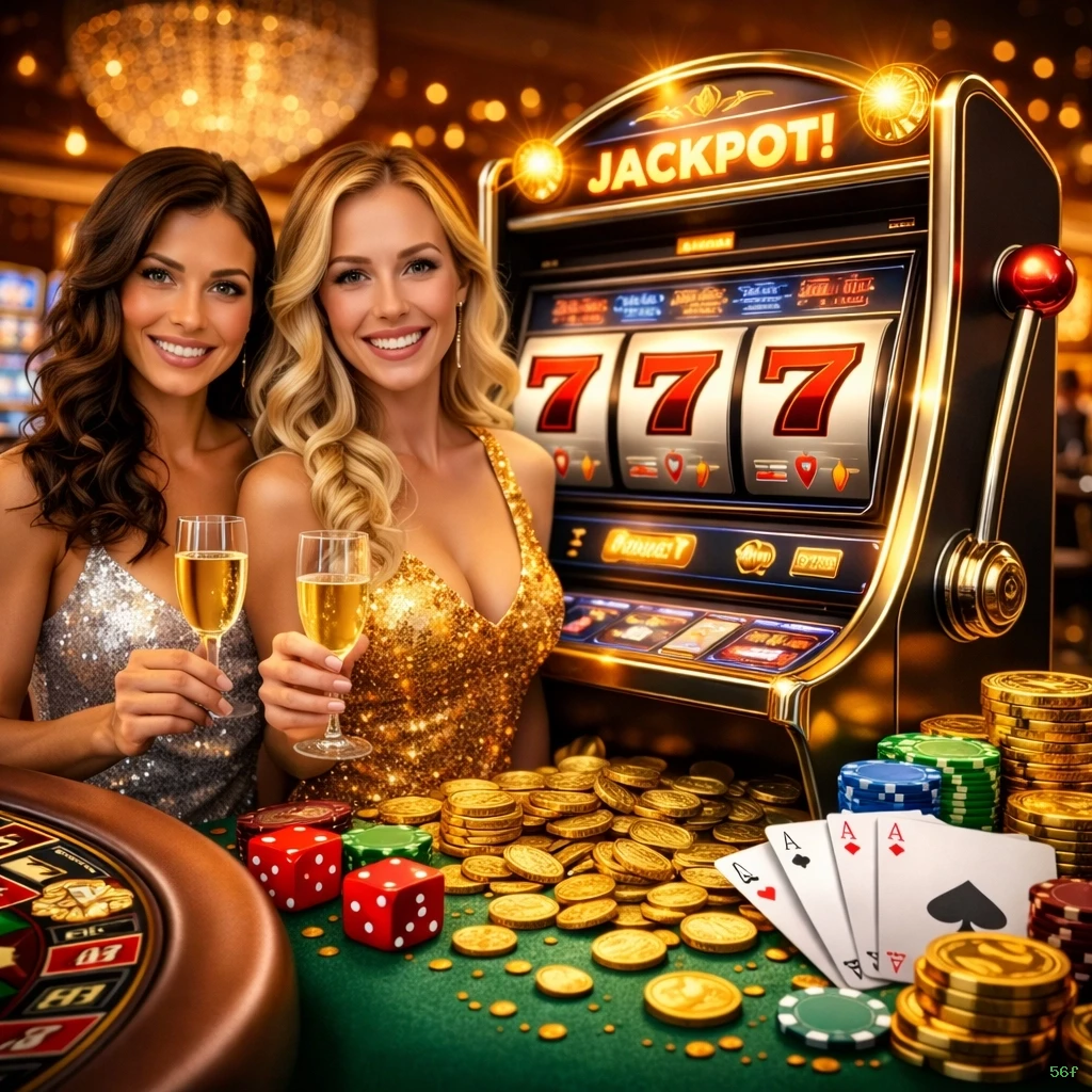 Big win animation on 56f slot Jogo